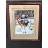 Image 1 : LEON DRAISAITL SIGNED AND INSCRIBE 20 X 28 DISPLAY (FANATICS COA)