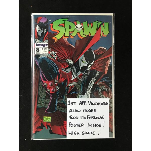 IMAGE COMICS NO.8 SPAWN (1ST APP VINDICATOR)