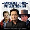 Image 1 : CELEBRITY SIGNING ALERT MICHAEL J. FOX (BACK TO THE FUTURE)