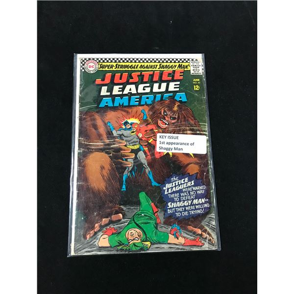 DC COMICS NO.45 JUSTICE LEAGUE OF AMERICA (1ST APP SHAGGY MAN