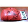 Image 1 : Boxing Greats Autographed Red Everlast Boxing Glove Sugar Ray Leonard, Hearns & Duran (PSA COA)