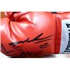 Image 2 : Boxing Greats Autographed Red Everlast Boxing Glove Sugar Ray Leonard, Hearns & Duran (PSA COA)