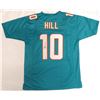 Image 1 : TYREEK HILL SIGNED MIAMI DOLPHINS FOOTBALL JERSEY (BECKETT COA)