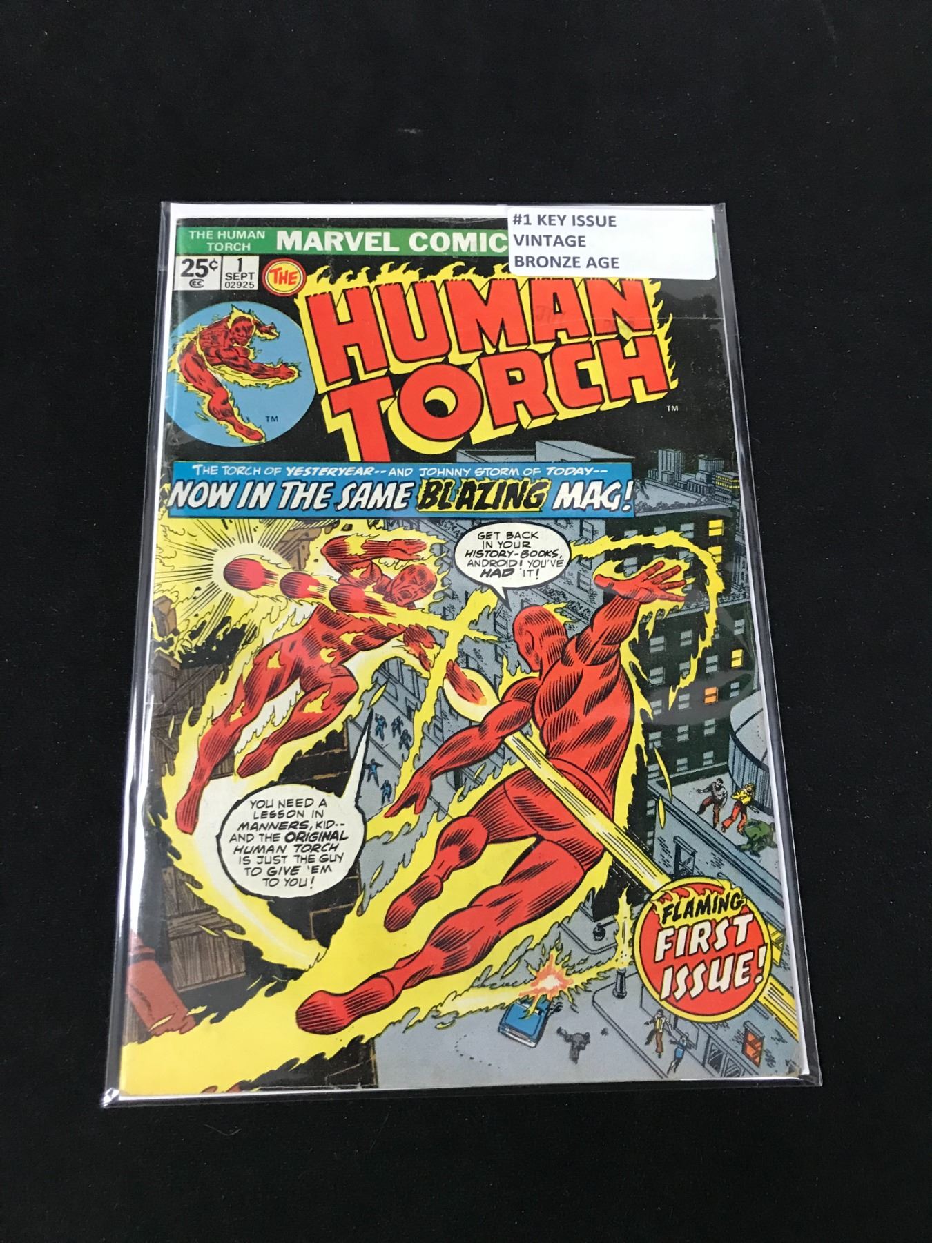 MARVEL COMICS NO 1 THE HUMAN TORCH VINTAGE BRONZE AGE marvel-comics-no-1-the-human-torch-vintage-bronze-age