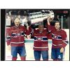 Image 1 : MONTREAL CANADIANS TRIPLE SIGNED (BELIVEAU, RICHARD, LAFLEUR) 8 X 10 (AUTOGRAPH AUTHENTIC COA)