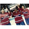 Image 2 : MONTREAL CANADIANS TRIPLE SIGNED (BELIVEAU, RICHARD, LAFLEUR) 8 X 10 (AUTOGRAPH AUTHENTIC COA)