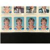 Image 2 : 1986 EDMONTON OILERS RED ROOSETER UNCUT SHEET (4 GRETZKYS)