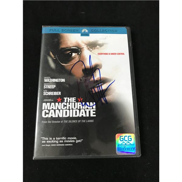 DENZEL WASHINGTON SIGNED DVD CASE W/DVD GCG COA