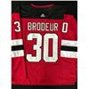 Image 1 : MARTIN BRODEUR SIGNED NEW JERSEY DEVILS PRO JERSEY (JSA COA)