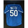 Image 1 : MOOKIE BETTS SIGNED L.A DODGERS BASEBALL JERSEY (PRO CERT COA)