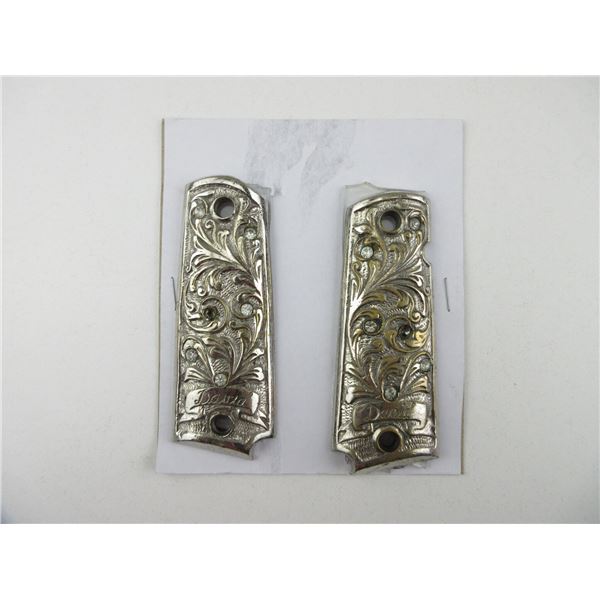 1911 TYPE GOLD PLATED ENGRAVED GRIPS