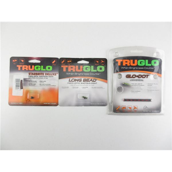 TRUGLO FIBER OPTIC SHOTGUN SIGHTS LOT