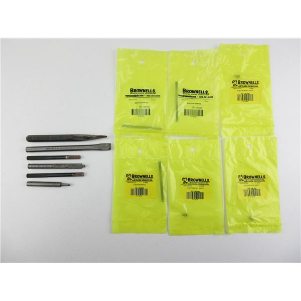 GUNSMITH / HOBBYIST REMINGTON 870 TOOLS AND EJECTOR RIVETS LOT