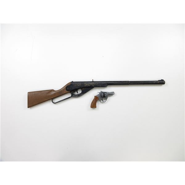 DAISY BB RIFLE AND CAP GUN LOT