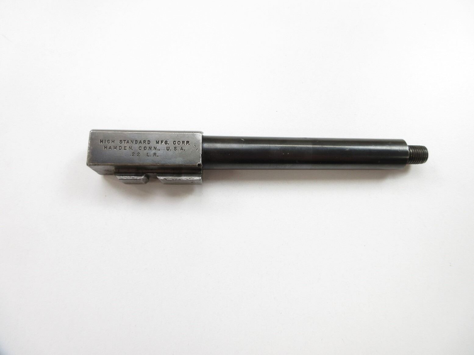 HIGH STANDARD .22 LR THREADED PISTOL BARREL - Switzer's Auction ...
