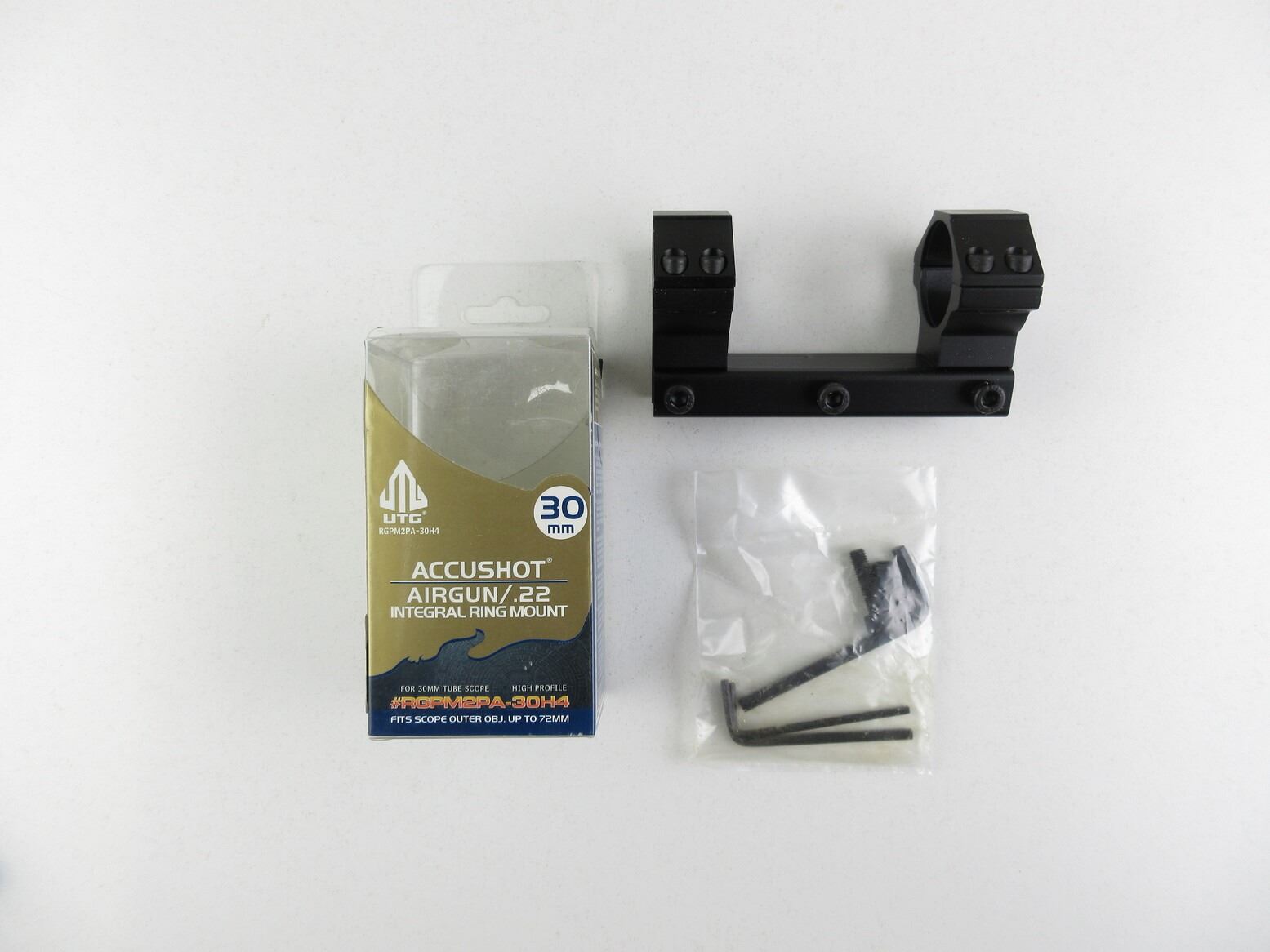 thumbnail interactive-video image 1 of 1 Inch High Profile Airgun Ring Mount - TZ-RADH Aluminum Scope Mount For Airsoft & .22 1 of 14