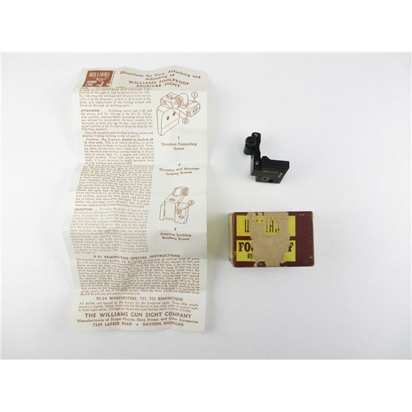 WILLIAMS FOOLPROOF RECEIVER SIGHT