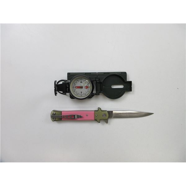 KNIFE AND COMPASS LOT