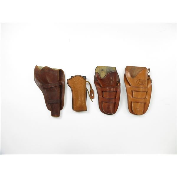 ASSORTED LEATHER HOLSTERS LOT