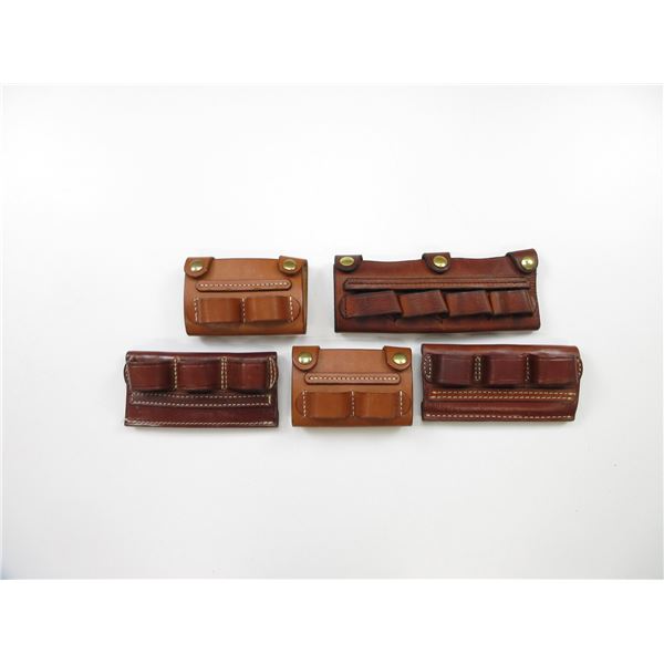 LEATHER MAGAZINE POUCHES LOT
