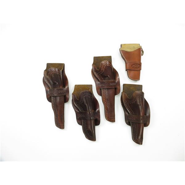 LEATHER HOLSTERS LOT