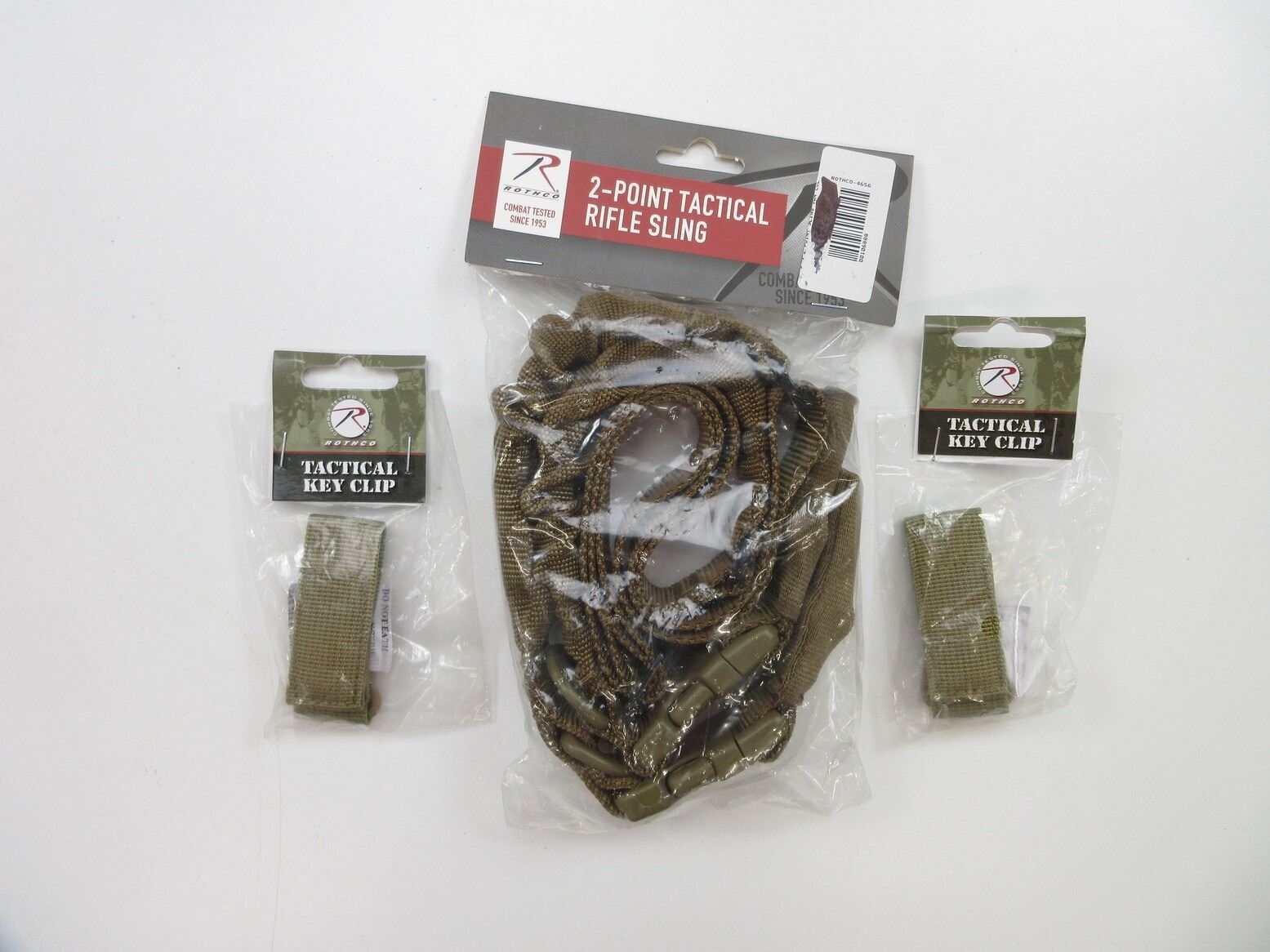 2-POINT TACTICAL RIFLE SLING AND TACTICAL KEY CHAINS LOT