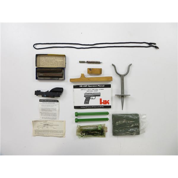 ASSORTED GUN ACCESSORIES LOT