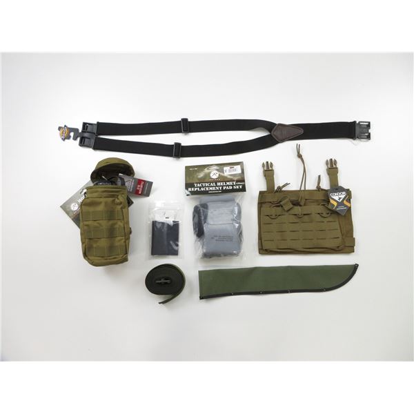 ASSORTED TACTICAL ACCESSORIES LOT