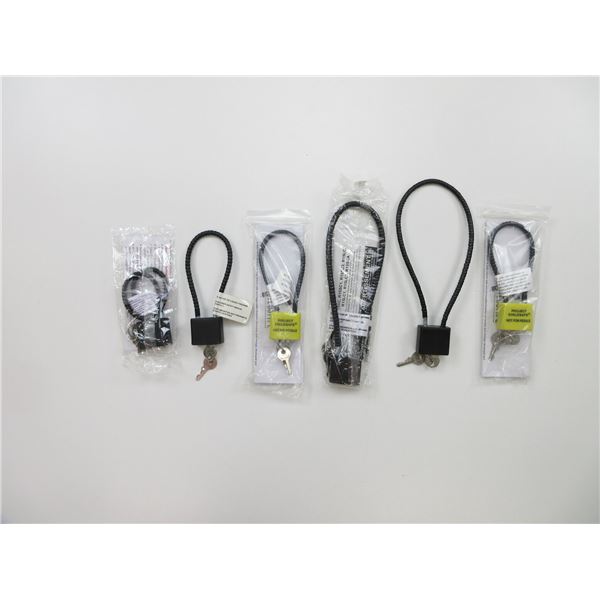 ASSORTED CABLE LOCKS LOT