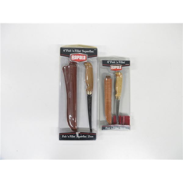 RAPALA FILLET KNIVES LOT