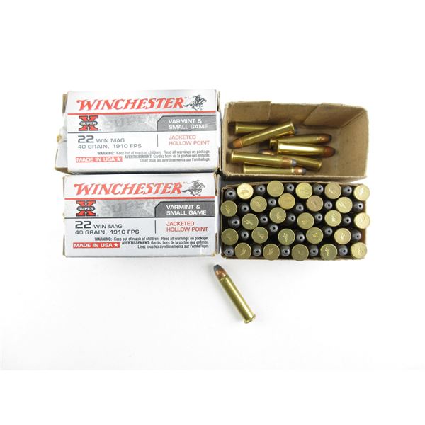 WINCHESTER .22 WIN MAG AMMO LOT