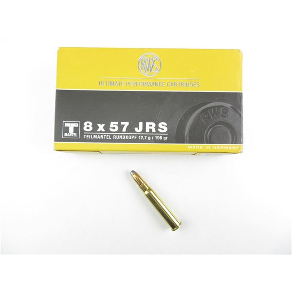 RWS 8X57 JRS AMMO LOT