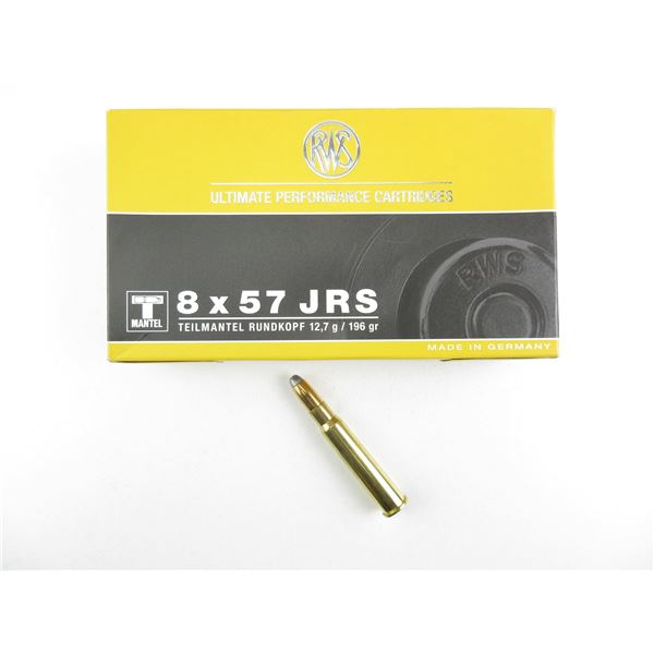 RWS 8X57 JRS AMMO LOT