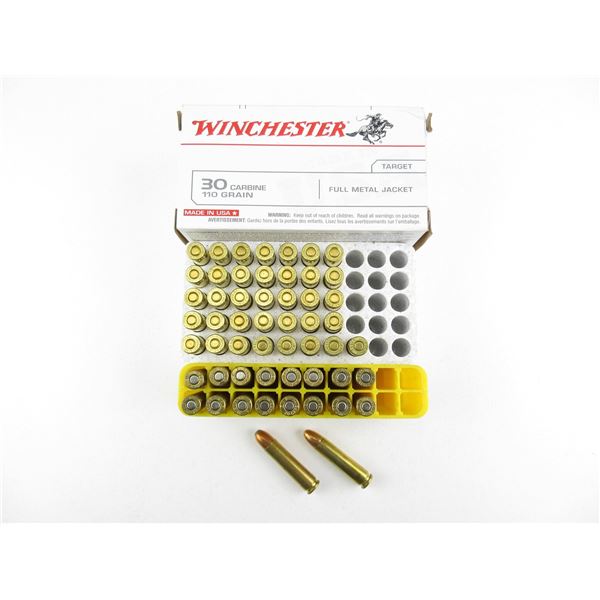 ASSORTED .30 CARBINE AMMO LOT