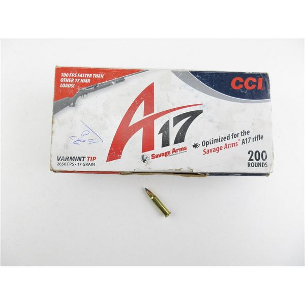 CCI .17 HMR AMMO LOT