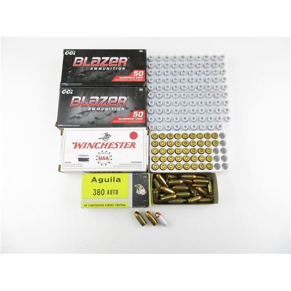 ASSORTED .380 AUTO AMMO LOT