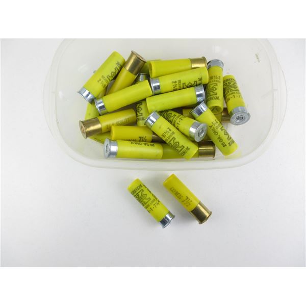 ASSORTED 20 GAUGE 2 3/4" SHOT SHELL AMMO LOT