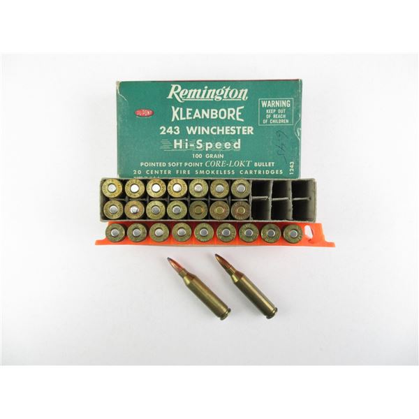 ASSORTED .243 WIN AMMO LOT