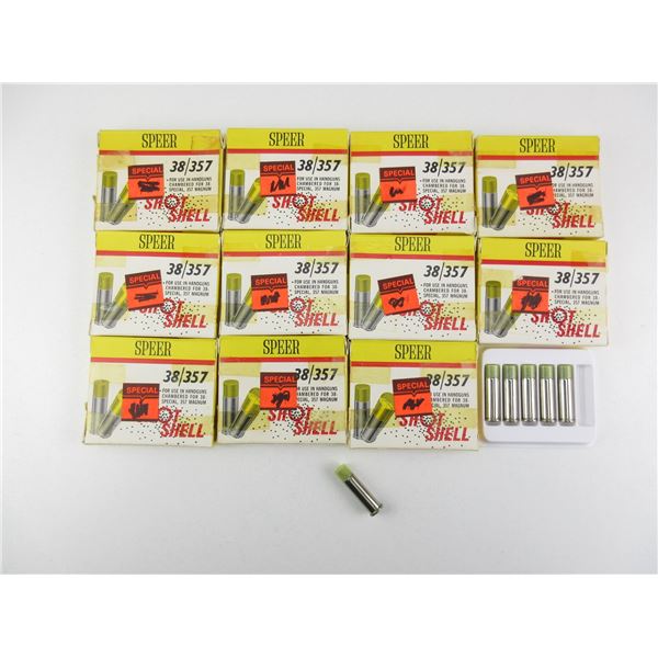 SPEER .38 SPECIAL / .357 MAGNUM SHOT SHELL AMMO LOT