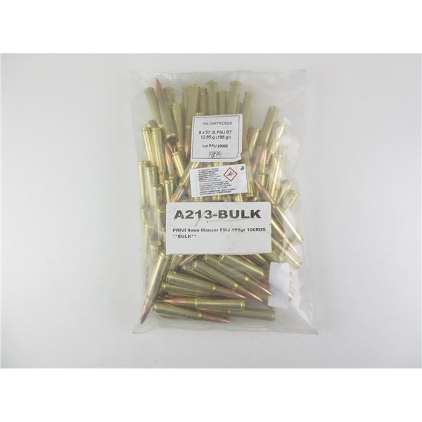 PPU 8MM MAUSER AMMO LOT