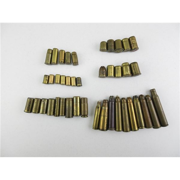 Sample Shell Blank CARTRIDGE COLLECTORS SAMPLE OF PISTOL/RIFLE/SHOT SHELL & BLANKS LOT