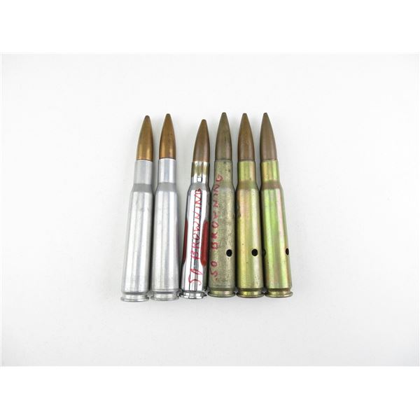 BRITISH / U.S. .50 M2 DRILL RNDS LOT