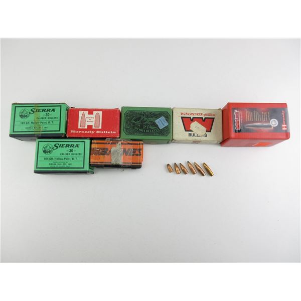 ASSORTED .30 CALIBER BULLETS LOT