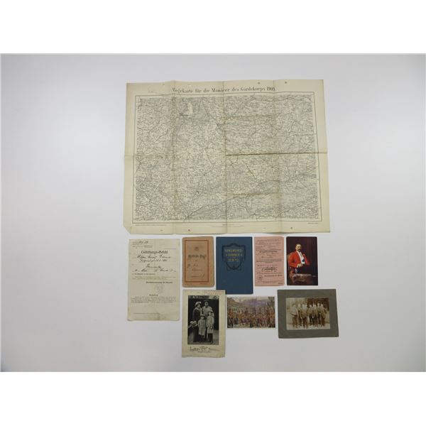 WWII GERMAN ASSORTED DOCUMENT LOT