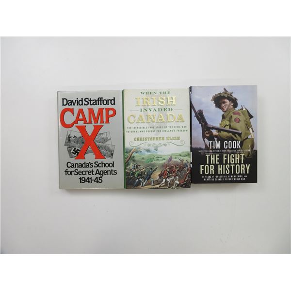 ASSORTED CANADIAN MILITARY BOOK LOT