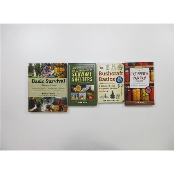 ASSORTED SURVIVAL, ETC. BOOK LOT