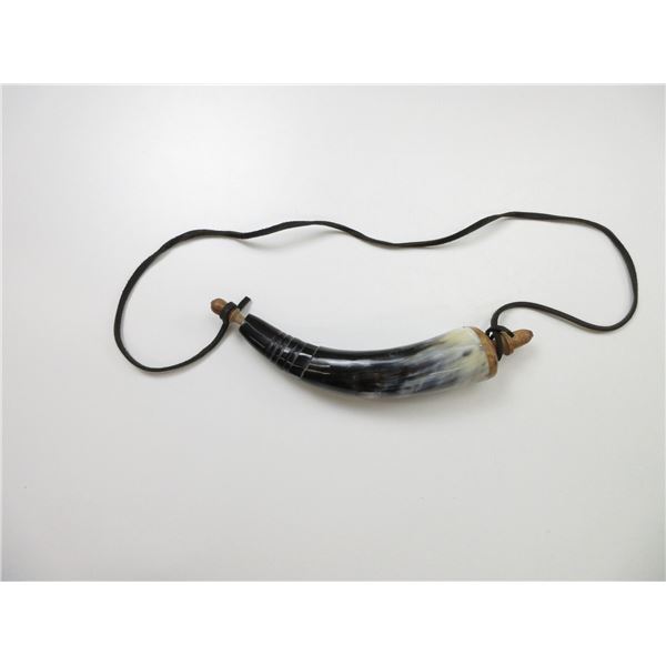 BLACK POWDER HORN