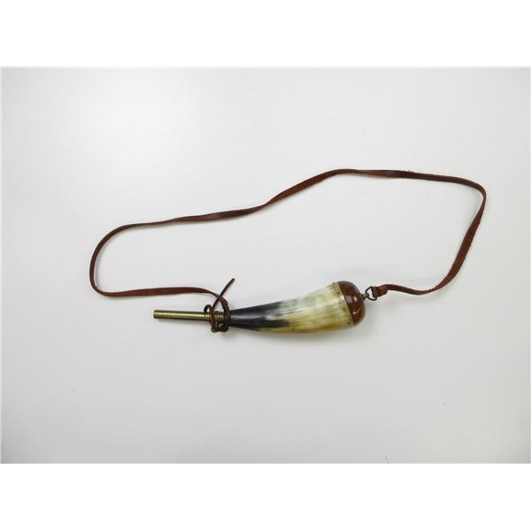 BLACK POWDER HORN