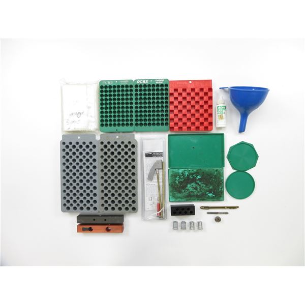 ASSORTED RELOADING ACCESSORIES LOT