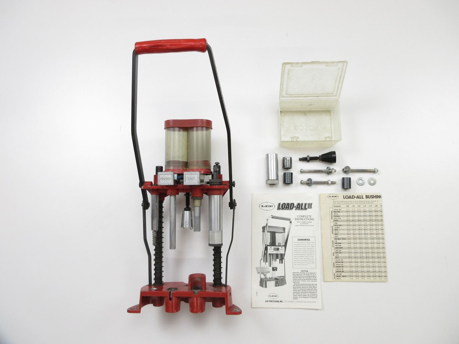 Comb Shell Press LEE LOAD-ALL II 20 GAUGE SHOT SHELL PRESS - Switzer's Auction ...